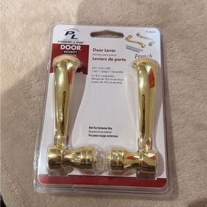 Gold Door Lever Set